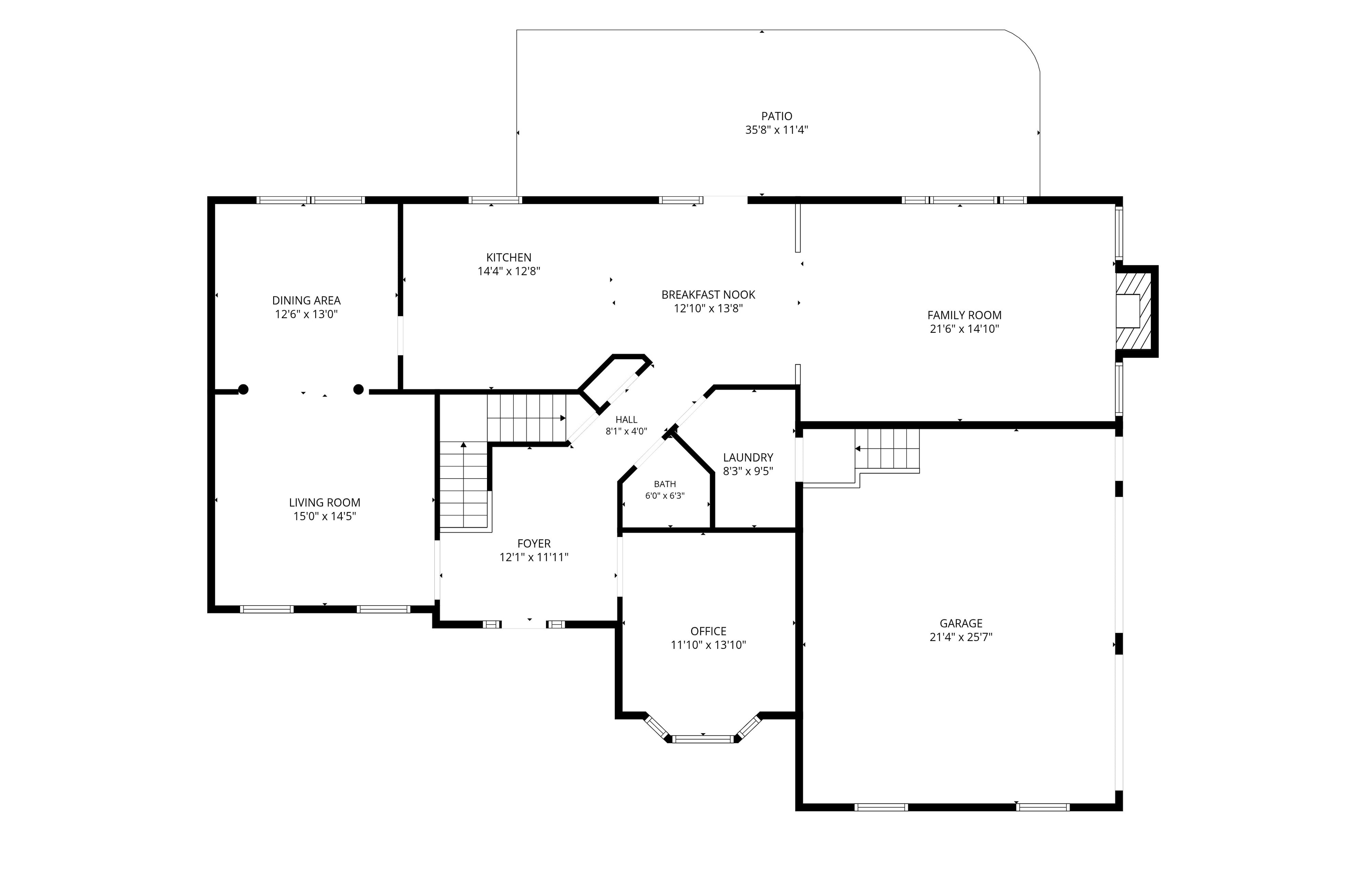 Main Level floor plan